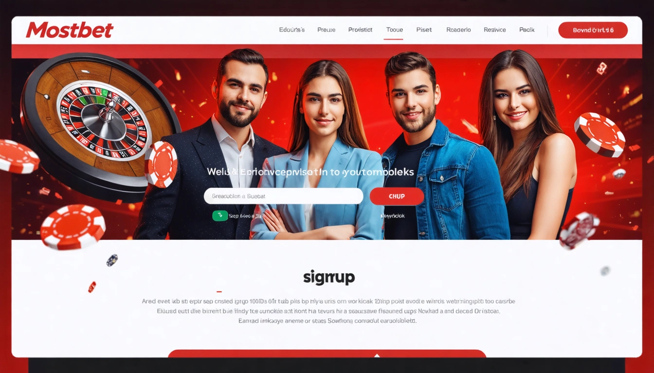 signup Mostbet